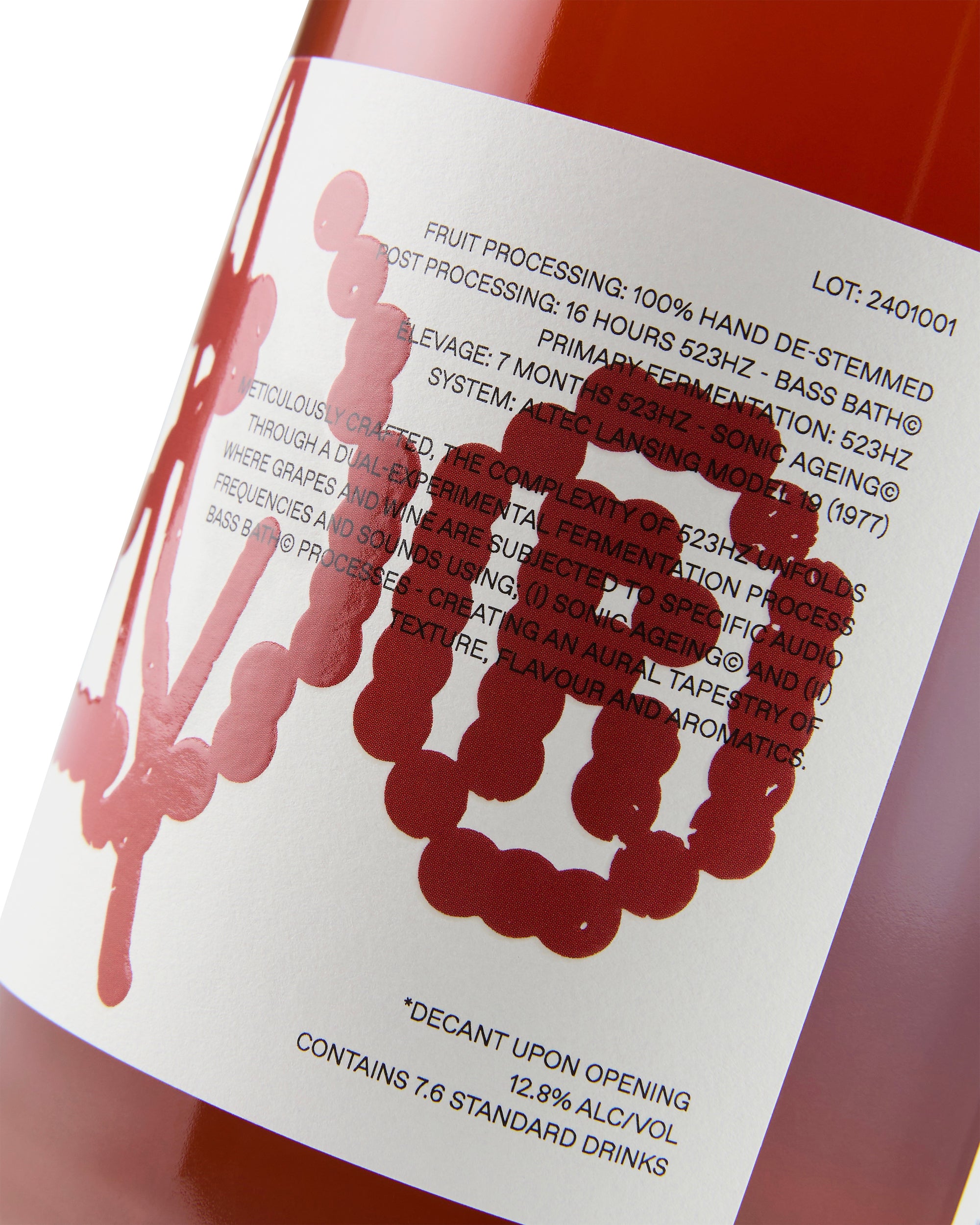 PRODUCT 001: 2022 523Hz SYRAH ROSÉ
