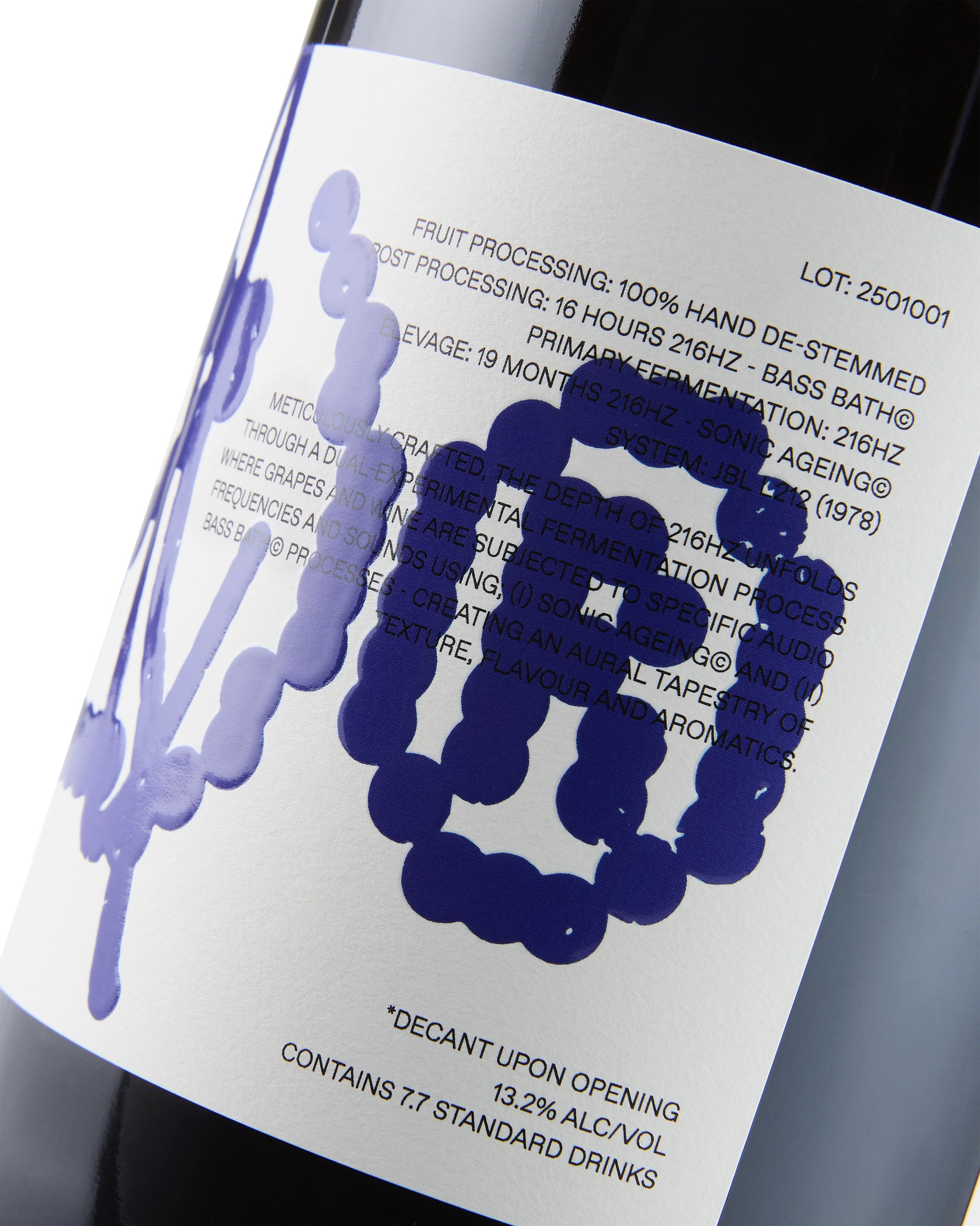 PRODUCT 002: 2022 216Hz SYRAH CABERNET